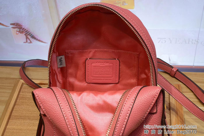 COACH蔻馳 30530 可愛款 3用小雙肩包 馬卡龍色系 全真皮款 手提 斜挎 多功能型小包  Chz1492
